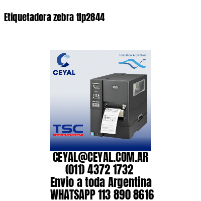 Etiquetadora zebra tlp2844