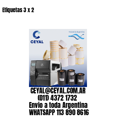 Etiquetas 3 x 2