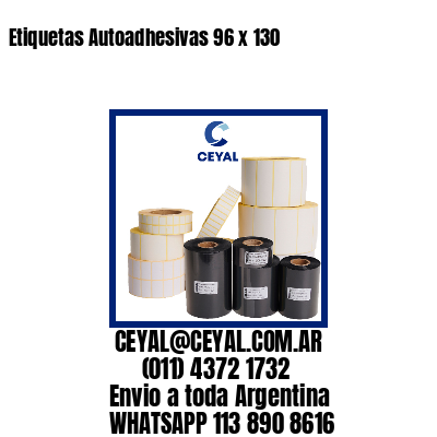 Etiquetas Autoadhesivas 96 x 130