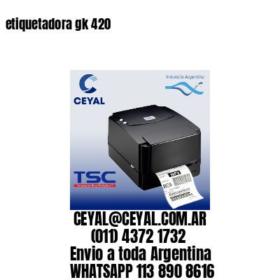 etiquetadora gk 420