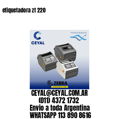etiquetadora zt 220