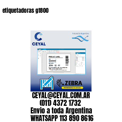 etiquetadoras gt800