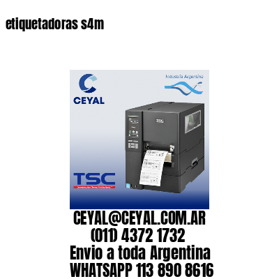 etiquetadoras s4m