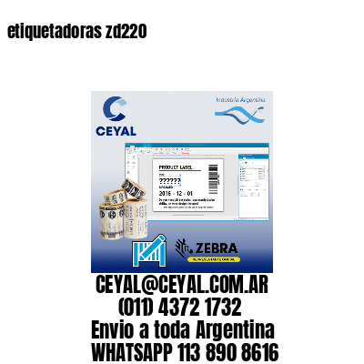 etiquetadoras zd220