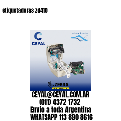 etiquetadoras zd410