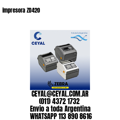 impresora ZD420