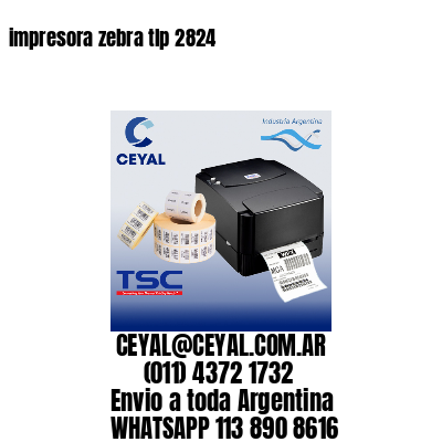 impresora zebra tlp 2824