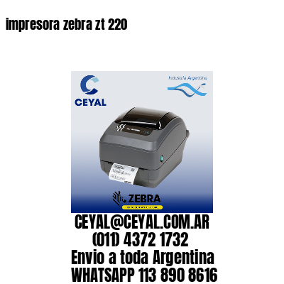 impresora zebra zt 220
