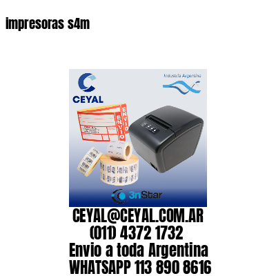 impresoras s4m