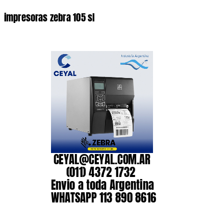 impresoras zebra 105 sl