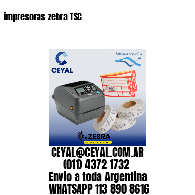 impresoras zebra TSC