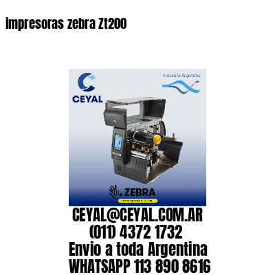 impresoras zebra Zt200