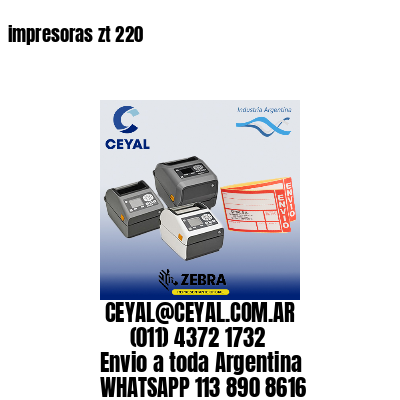 impresoras zt 220
