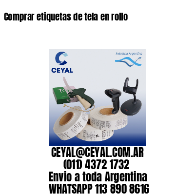 Comprar etiquetas de tela en rollo