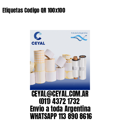 Etiquetas Codigo QR 100×100
