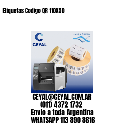 Etiquetas Codigo QR 110X50