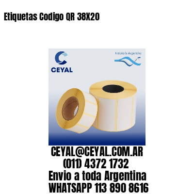 Etiquetas Codigo QR 38X20