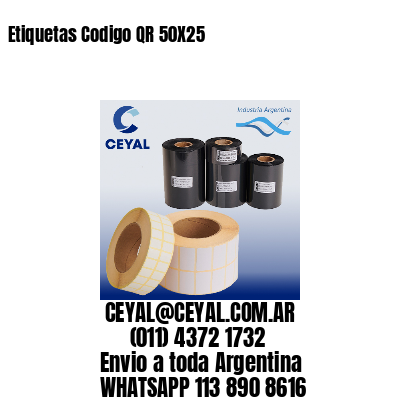 Etiquetas Codigo QR 50X25