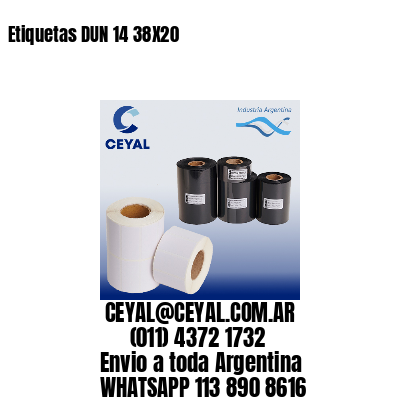 Etiquetas DUN 14 38X20