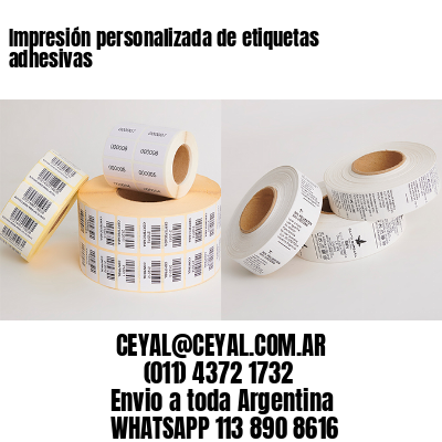 Impresión personalizada de etiquetas adhesivas