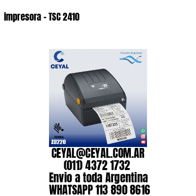 impresora – TSC 2410