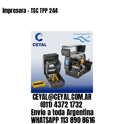 impresora – TSC TPP 244