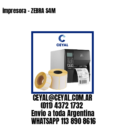 impresora – ZEBRA S4M