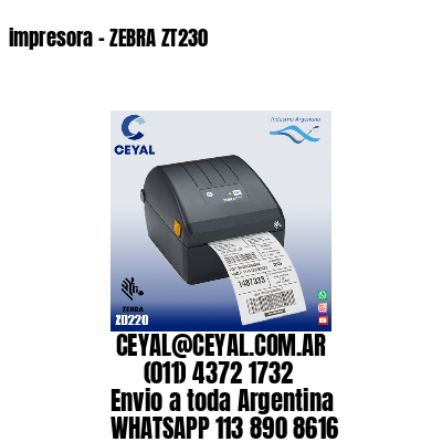 impresora – ZEBRA ZT230