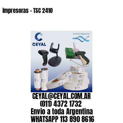 impresoras – TSC 2410