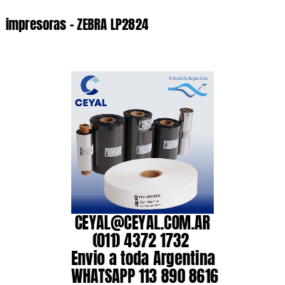 impresoras – ZEBRA LP2824