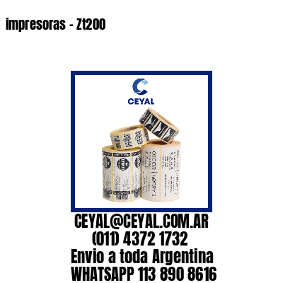 impresoras – Zt200