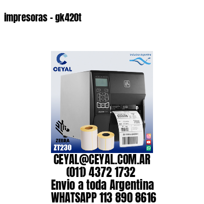 impresoras – gk420t