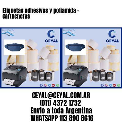 Etiquetas adhesivas y poliamida – Cartucheras