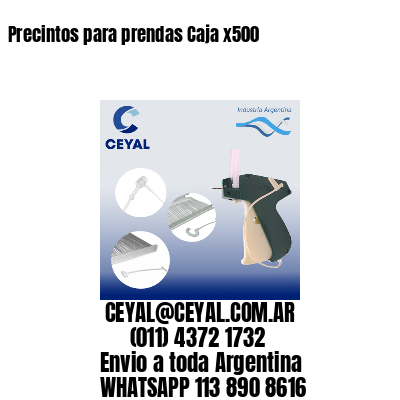 Precintos para prendas Caja x500