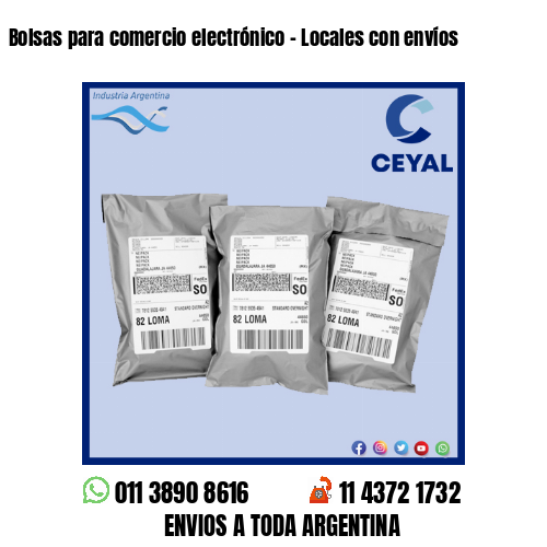 Bolsas para comercio electrónico – Locales con envíos