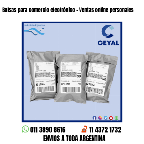 Bolsas para comercio electrónico – Ventas online personales