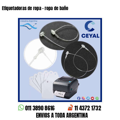 Etiquetadoras de ropa – ropa de baño