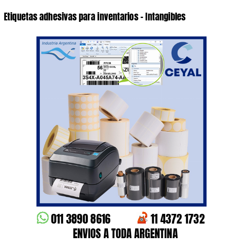 Etiquetas adhesivas para inventarios – Intangibles