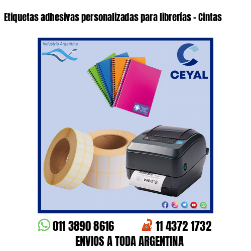 Etiquetas adhesivas personalizadas para librerías – Cintas