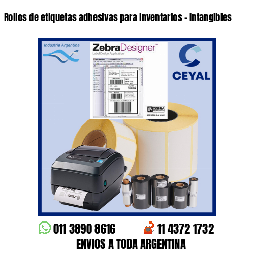Rollos de etiquetas adhesivas para inventarios – Intangibles