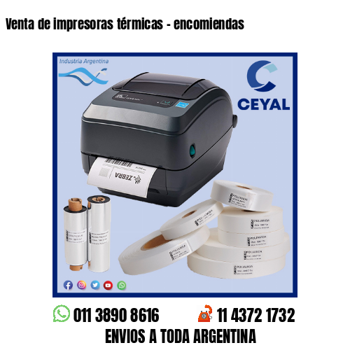 Venta de impresoras térmicas – encomiendas