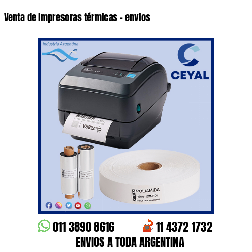 Venta de impresoras térmicas – envios