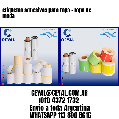 etiquetas adhesivas para ropa – ropa de moda