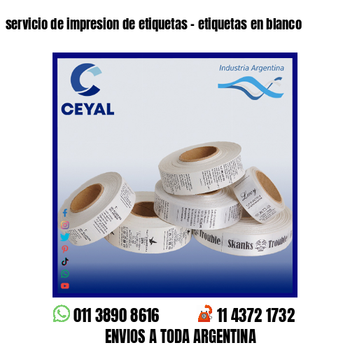 servicio de impresion de etiquetas – etiquetas en blanco