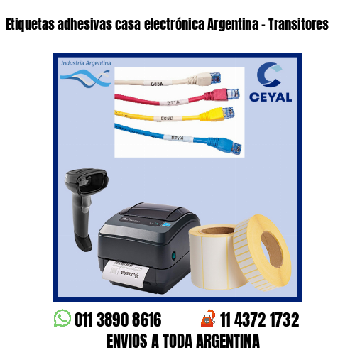 Etiquetas adhesivas casa electrónica Argentina – Transitores