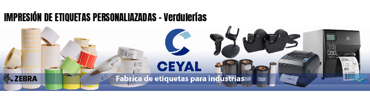 IMPRESIÓN DE ETIQUETAS PERSONALIAZADAS - Verdulerías