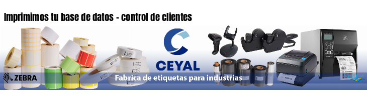 Imprimimos tu base de datos - control de clientes