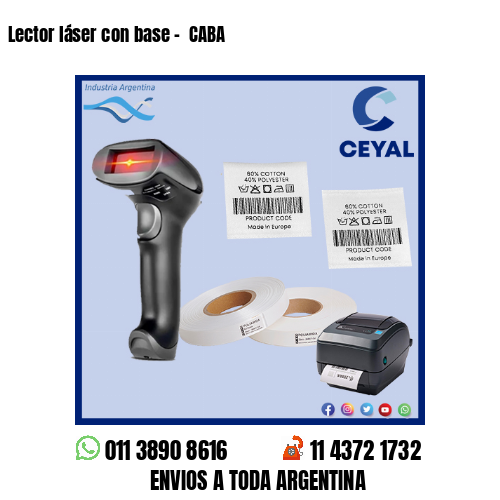 Lector láser con base –  CABA