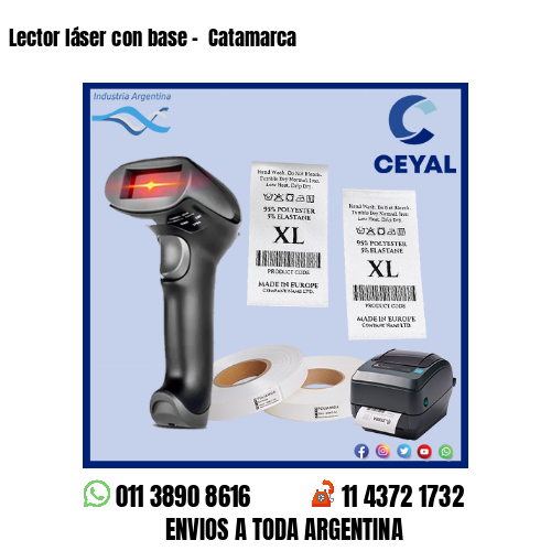 Lector láser con base –  Catamarca