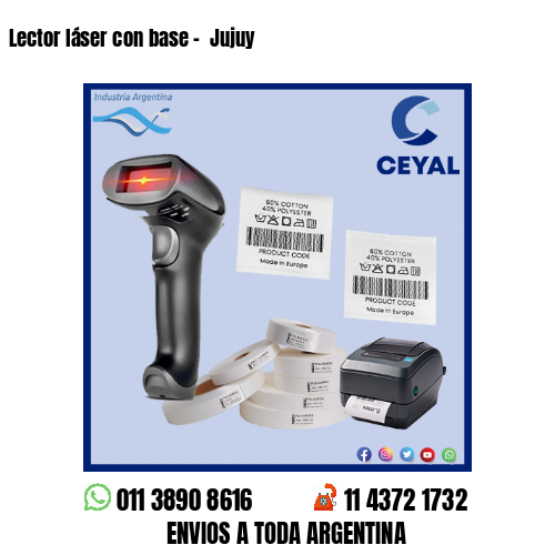 Lector láser con base –  Jujuy